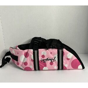 Paws Aboard Doggy Life Jacket Small  Pink White Polka Dots